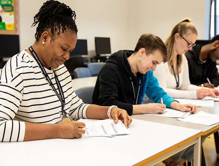 AAT students working in the classroom